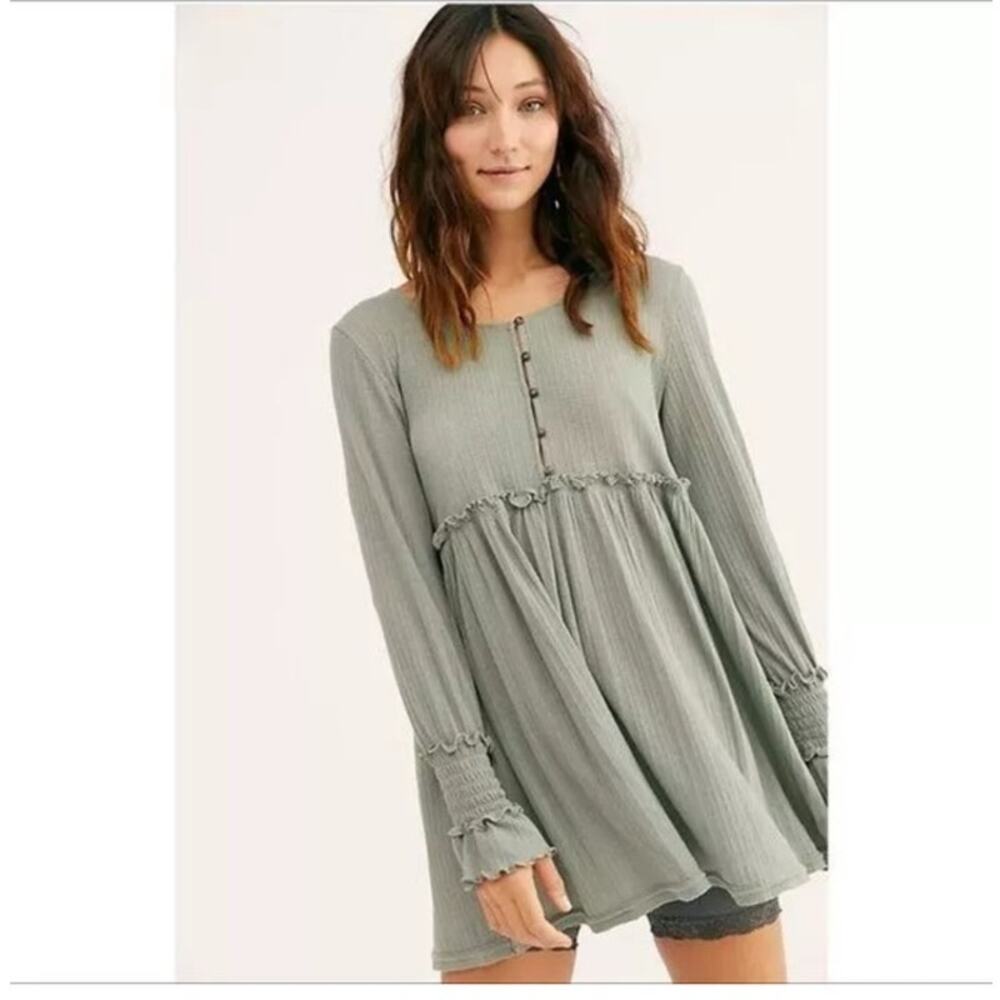Free People Beach High Tide Mini Dress Size Large - Picture 4 of 11